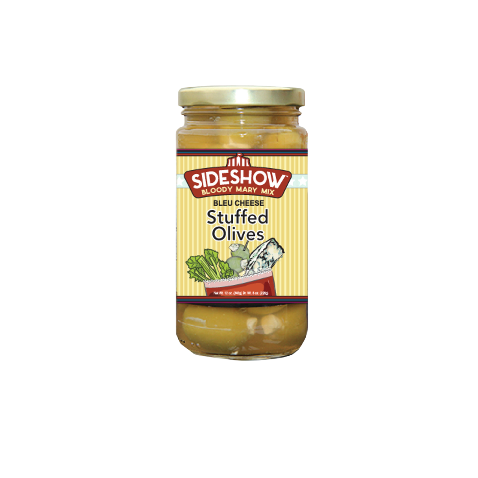 Bleu Cheese Stuffed Olives – Sideshow Bloody Mary Mix