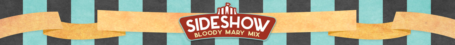 A logo for the sideshow of bloody mary motel.