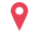 A red pin point in the shape of a map.